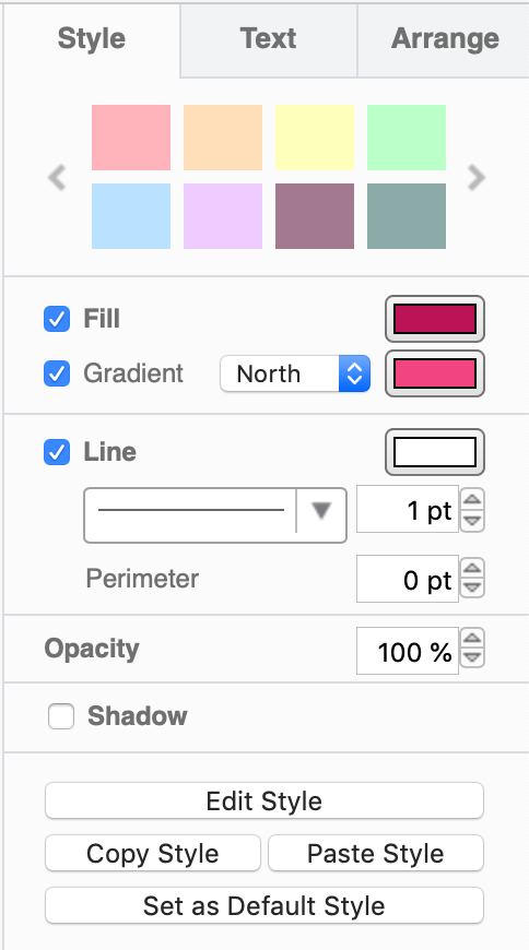 draw.io 的样式调色板中添加了一个额外的自定义配色方案