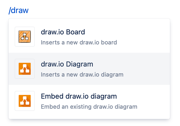 将 draw.io Diagram 宏添加到 Confluence Cloud 页面